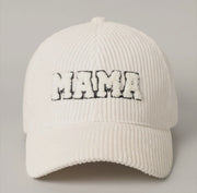 MAMA HAT- Cream Corduroy