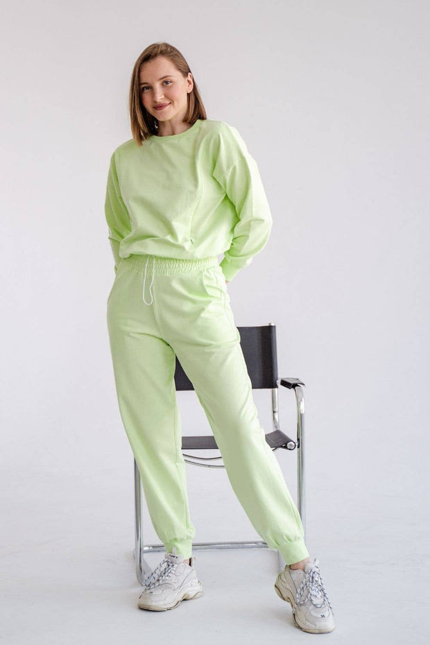 Lime Nursing Tracksuit - Sweatshirt